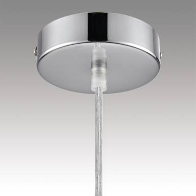 8066/1A MODERNI LN25 299 хром/серый/прозрачный, металл/стекло Подвесной светильник G9 1*20W 220V GALLO