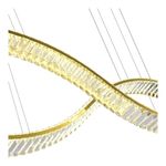 SL6206.303.50 Светильник подвесной ST-Luce Латунь/Прозрачный LED 1*50W 3000K