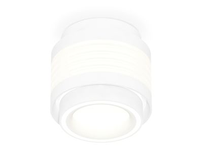 Комплект накладного светильника с акрилом XS8431002 SWH/FR белый песок/белый матовый GX53 (C8431, N8433)