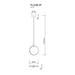 Подвесной светильник Sunrise FL1146-1P, LED