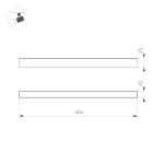 Светильник MAG-FLAT-25-L400-12W Day4000 (WH, 100 deg, 24V) (Arlight, IP20 Металл, 5 лет)
