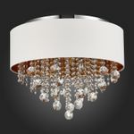 SL1350.502.06 Светильник потолочный ST-Luce Хром/Белый, Золотистый, Прозрачный E14 6*40W