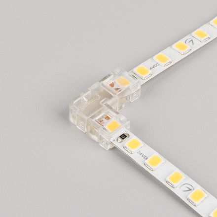 Коннектор угловой FIX-MONO-5mm-2pin-STS (Arlight, Прозрачный)