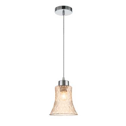 Подвесной светильник Escada 10193/1S E27*40W Chrome/Amber
