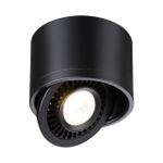 358812 OVER NT21 219 черный Светильник накладной светодиодный IP20 LED 9W 770Лм 4000K 220V GESSO