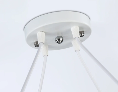 Светильник подвесной TR303156/4 WH/CH/FR белый/хром/белый матовый E27/4 max 40W 640*640*410