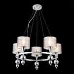 SLE107103-05 Светильник подвесной Хром/Серебристый E14 5*40W