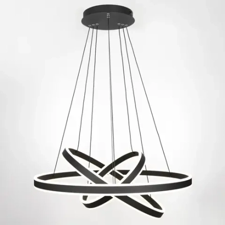 Citilux Дуэт CL719681 LED Люстра подвесная с пультом Чёрная