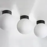 812017 Люстра GLOBO 1х40W E14 matt black/white Lightstar