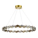 SL6009.213.01 Люстра подвесная ST-Luce Золотистый/Прозрачный,Янтарный LED 1*30W 3000K