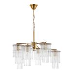 SLE1122-303-06 Люстра подвесная Латунь/Прозрачный E14 6*40W