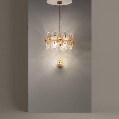 Подвесной светильник Aster E14х8, MOD007PL-08G. TM Maytoni