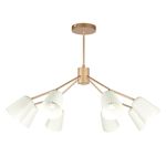 SLE155902-08 Люстра потолочная Золотистый/Белый E14 8*40W