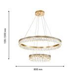 Подвесная люстра Palatium 4207-12P. ТМ Favourite