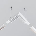 Коннектор угловой Exility накладной низкопрофильный, TRAM034CL-41W. TM Maytoni