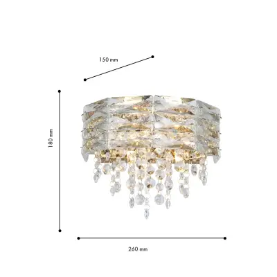 Бра Icicle 4251-2W, 2*G9*40W. ТМ F-Promo