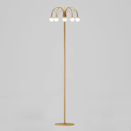 Напольный светодиодный светильник с регулировкой цветовой температуры Ragno 90194 золото, LED