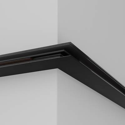 Коннектор внешний Exility накладной черный, TRA034OCL-41B. TM Maytoni