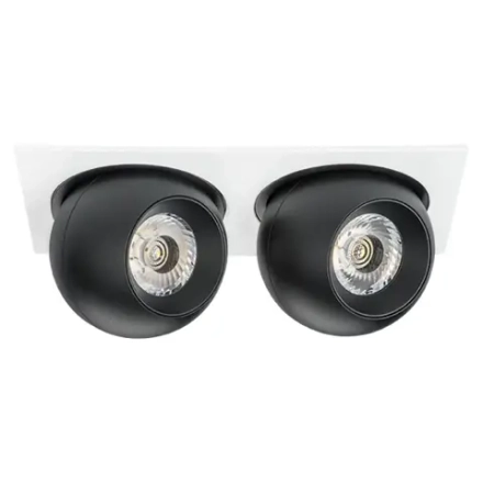 i5267272 Светильник INTERO LED 9W*2 850LM*2 24G БЕЛЫЙ/ЧЕРНЫЙ 3000K (217526+217072+217072)