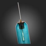 SL1145.383.01 Светильник подвесной ST-Luce Латунь/Голубой E27 1*60W