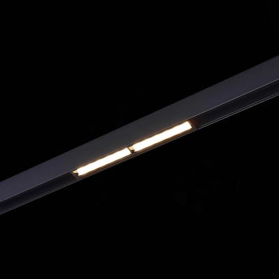 ST804.436.12 Магнитный трековый светильник Черный LED 1*12W 3000K 700Lm Ra>90 120° IP20 L220xW22xH46 48VV