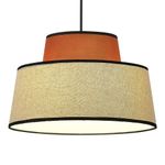 SL1354.423.01 Светильник подвесной ST-Luce Черный/Кирпичный,Бежевый, Черный E27 1*40W