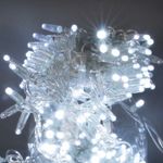 A-047C WT FLASH гирлянда светодиодная, прозрачный провод, 30м, 300LED, влагозащищенная, IP65