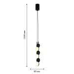 Подвес Moti 4601-1P, 6*LED*2W, 1080LM, 3000K. ТМ F-Promo