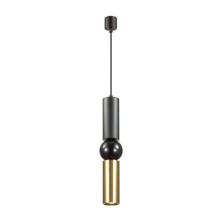 4074/5L L-VISION ODL19 475 черный/золото Подвес GU10 1*5W SAKRA