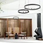 Подвесная люстра Slinga 4474-1P, LED*58W + 2*LED*3W, 1860LM, 3000-6500K. ТМ F-Promo