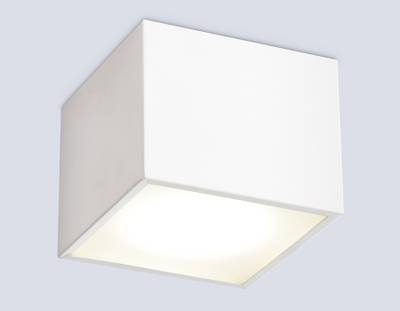 Светильник накладной TN6530 WH белый IP44 GX53 100*100*80