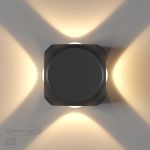 4222/8WL HIGHTECH ODL21 383 черн/металл Настенный светильник IP54 LED 8W 716Лм 3200K MIKO
