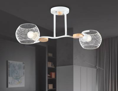 Светильник подвесной TR80161/2 WH белый E27/2 max 40W 550*360*220