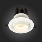 ST701.538.12 Св-к встр. Zoom Белый LED 1*12W 3000K 960Lm Ra90 15°-60° IP20 D115xH95 170-240V