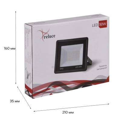 54001-9.2-001OL LED50W BK прожектор Reluce, LED