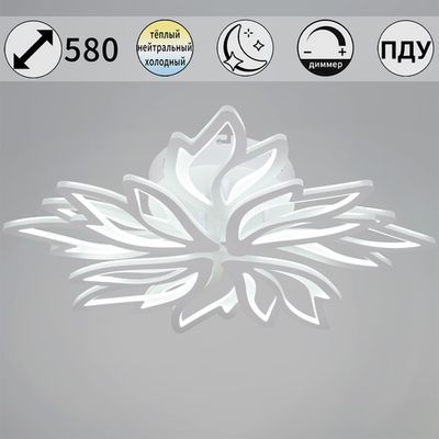09862-0.3-4+4 WH светильник потолочный