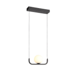 SL1581.403.01 Светильник подвесной ST-Luce Черный/Белый LED 1*8W 3200K
