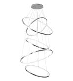 09475-5A,02 Люстра диммируемая Амия хром d80 h250 Led 150W (3000-6000K)