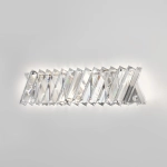 Светодиодный настенный светильник с хрусталем 101005 LED никель хрусталь Strotskis, LED