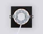 Светильник встраиваемый TN52340 SBK/SGD черный песок/золото песок GX53 max 12W 115*115*25