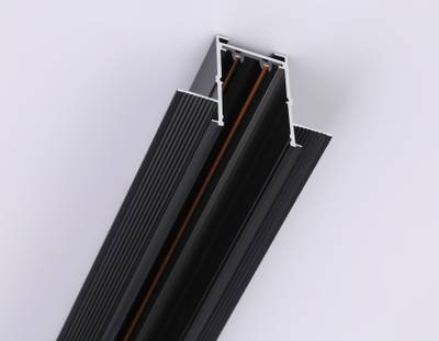 Шинопровод встраиваемый под ГКЛ 12,6мм Magnetic 220V GL1012 BK черный IP20 3000*62.5*56 (заглушки в комплекте)