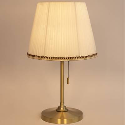 Citilux Линц CL402730 Настольная лампа бронза с белым абажуром