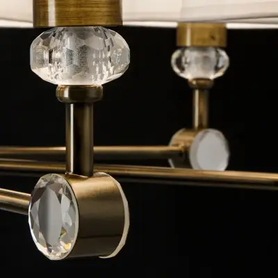 Подвесная люстра Arte Lamp BROCCA A4093LM-8AB, 8хE14