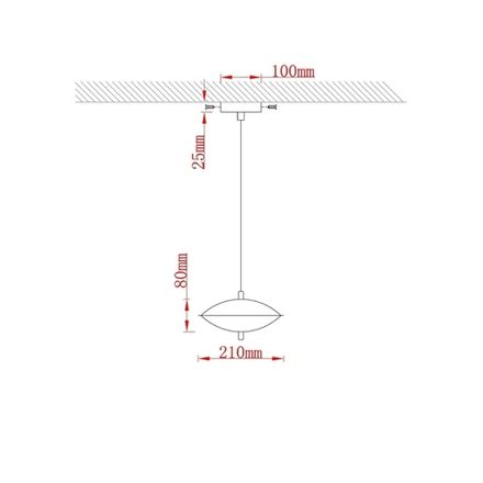 Подвесной светильник Arte Lamp ANDROMEDA A2089SP-6GO, 1хLED