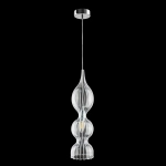 Светильник подвесной Crystal Lux IRIS SP1 B TRANSPARENT 2075/201