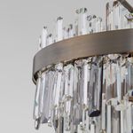 Подвесной светодиодный светильник с хрусталем 417/1