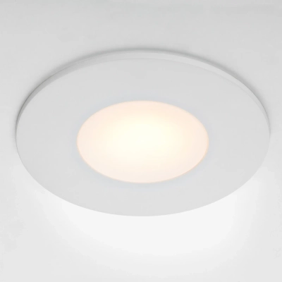 012806 Рамка (светильник) PVC д/LED-модулей 941хх и LED-ламп D50мм PIANO ROUND БЕЛЫЙ IP65