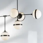 813197 Люстра GLOBO 9х40W E14 umber/white Lightstar