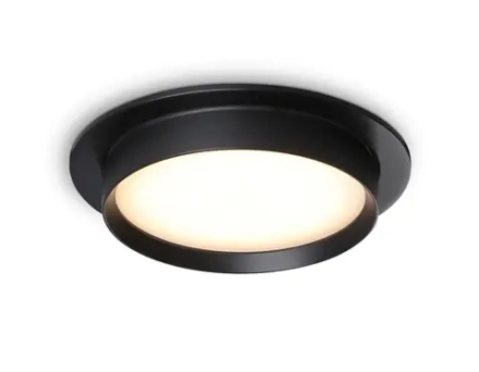 Светильник встраиваемый TN5227 BK черный GX53 D110*35