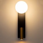 Citilux Декарт CL704451 LED Светильник с выключателем Чёрный+Бронза